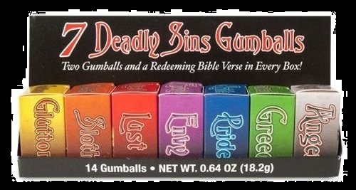 Halloween Candy For Sale Seven Deadly Sins Gumballs