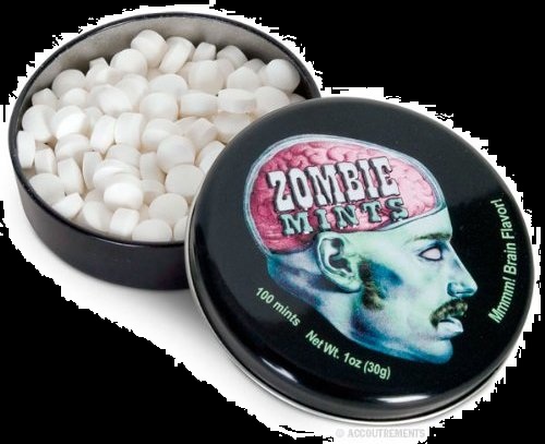 Halloween Candy For Sale Zombie Mints and Tin
